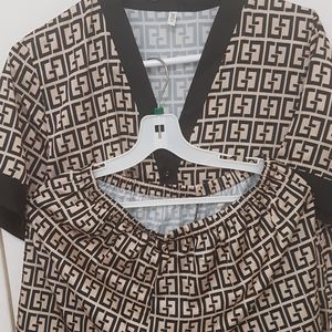 silk nightgown for women with short sleeve shorts,